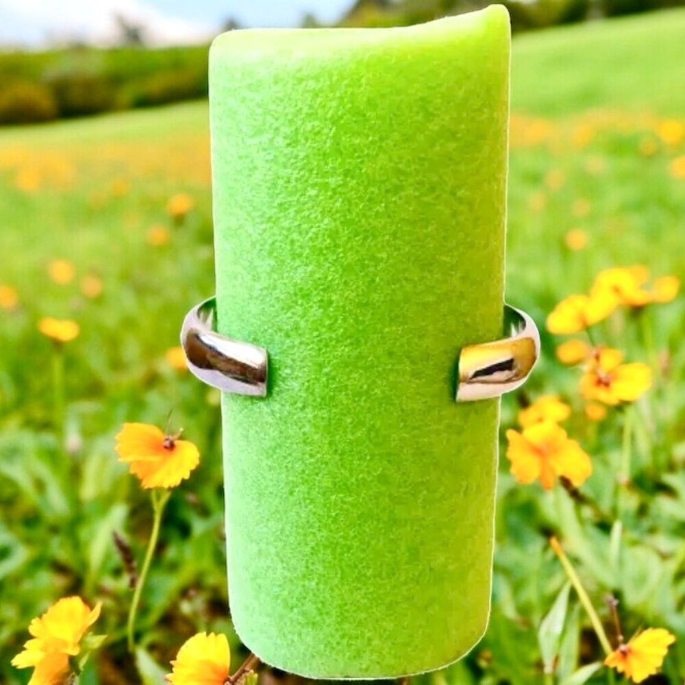 Sterling Silver Cuff Braclet Solid Stamped 925 - image 3